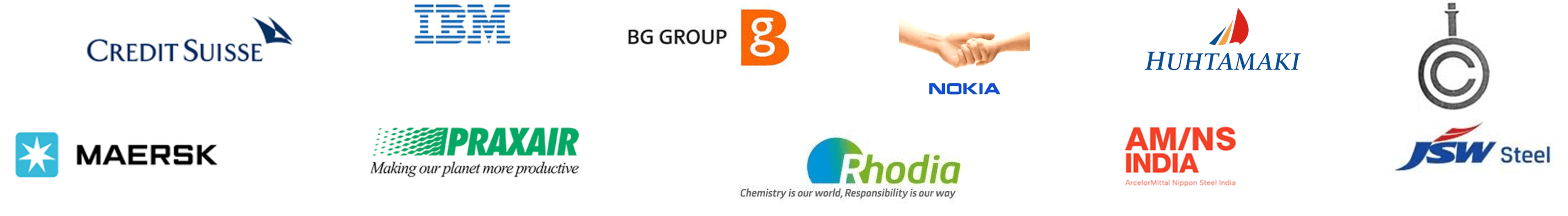 Logos of companies trusted by InSafety Services